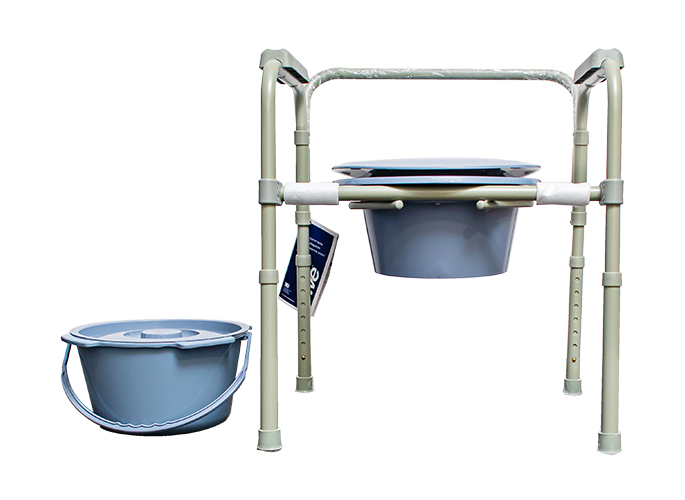 Image of 3 in 1  Folding Commode Chair (Bedside Toilet)